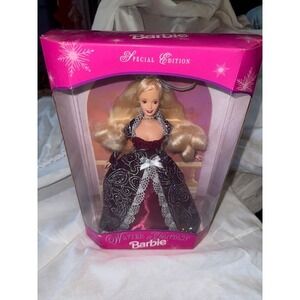 Winter Fantasy Barbie Doll Special Edition in Box Blonde‎ Hair 1996 NIB